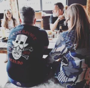 Stockport Beards Meet - April 2019 - Back of CB and his partner?